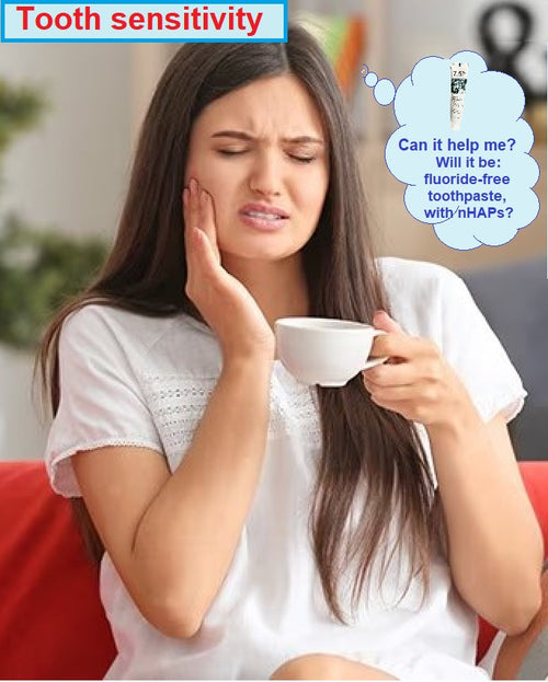 Sensitive Teeth, Premium nHAP Toothpaste, Fluoride-Free