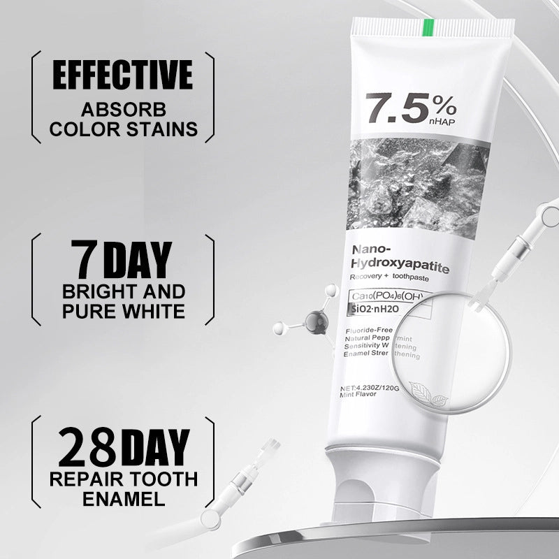 Premium nHAP Toothpaste, Fluoride-Free, Enamel Repair, Sensitive Teeth 4 x pack 120gr