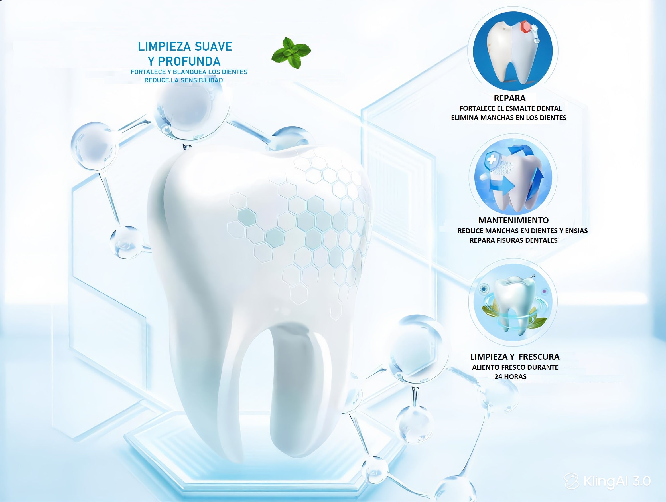 Premium nHAP Toothpaste, Fluoride-Free, Enamel Repair, Sensitive Teeth 4 x pack 120gr